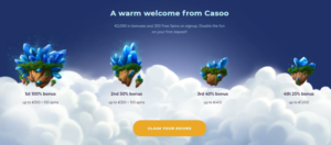 Casino casoo sign up bonuses
