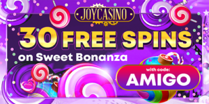 No deposit bonus at Joy Casino with promo code AMIGO