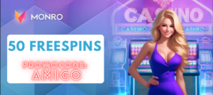 50 free spins at the casino 11 promo code AMIGO