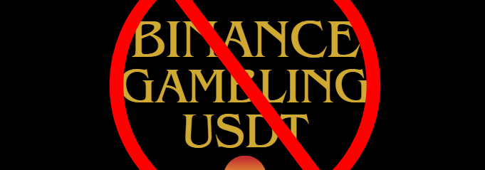 Cryptocurrency exchange Binance blocked an account due to the transfer of USDT from gambling