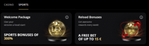 Lex Casino Freebet up to 15 Euros for sports betting