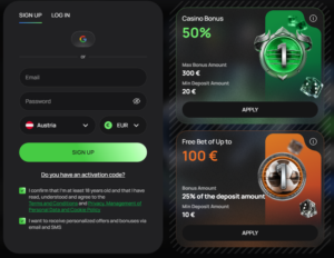 Flagman casino - welcome bonus 50%, free bet 100 Euro