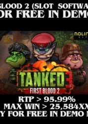 Tanked 3: First Blood 2 demo version slot from Nolimit City