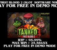 Tanked 3: First Blood 2 demo version slot from Nolimit City