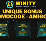Winity Casino Welcome Bonus Package 225% + 100 FS