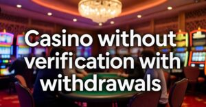 Casino without verification with withdrawals