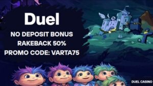 Bonus offer with a promo code at Duel Casino