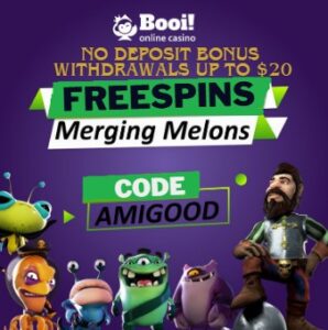 Booi no deposit bonus 20 freespins