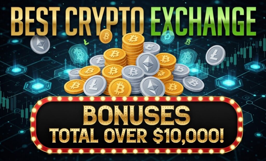 Best Crypto Exchange Bonuses 2026: Up to $8100 Welcome Rewards + Lowest Fees 1 Best Crypto Exchange Bonuses – over $10,000 total in welcome rewards, trading bonuses and free crypto from leading exchanges 2026