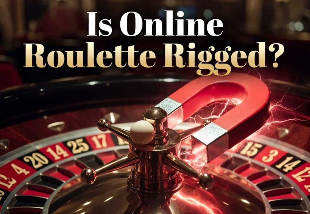 Lightning Roulette scam proof - ball magnetically stuck between numbers 20 and 14